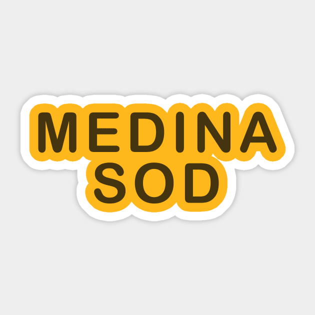 Medina Sod Sticker by boscotjones